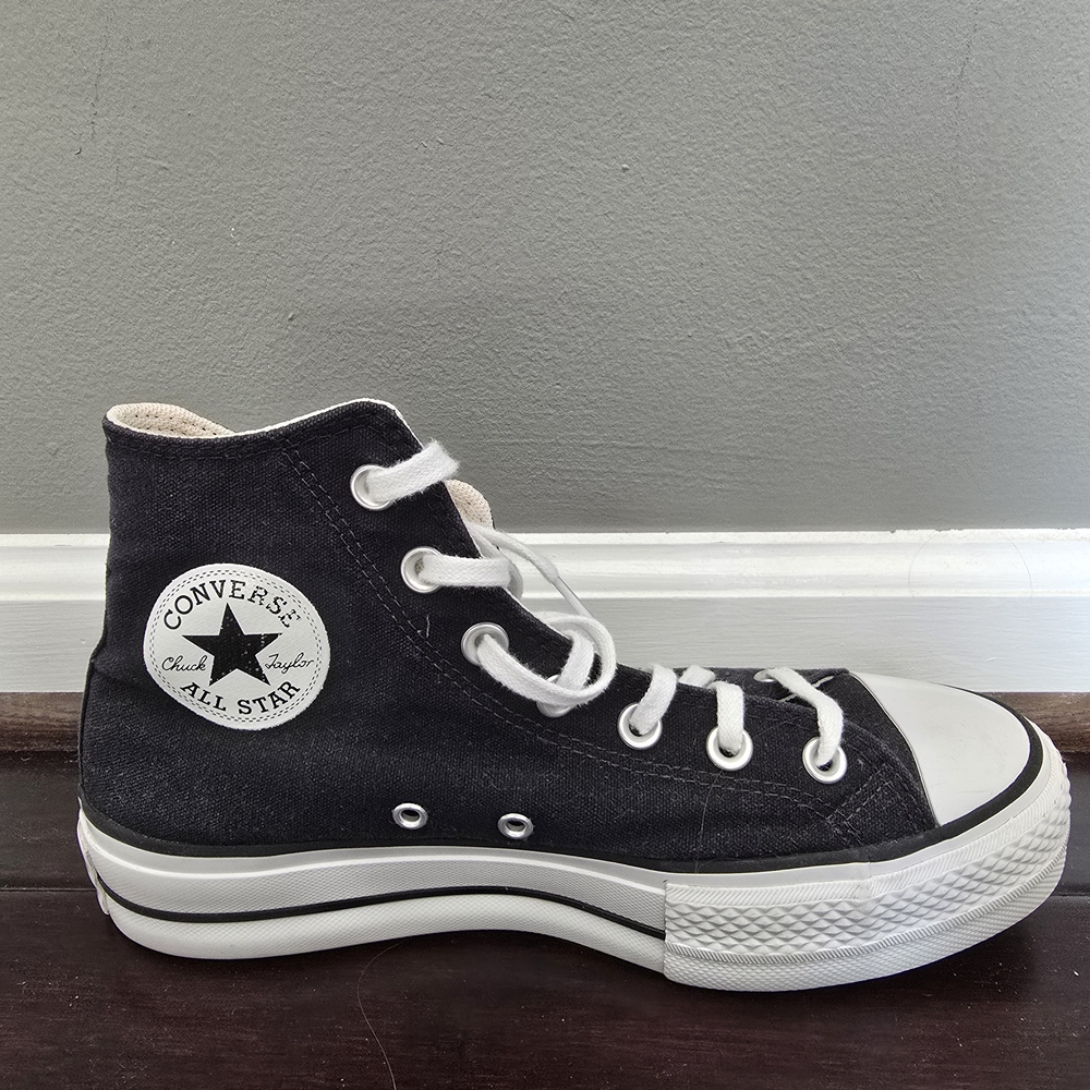 Converse Women Black High-Top Sneakers